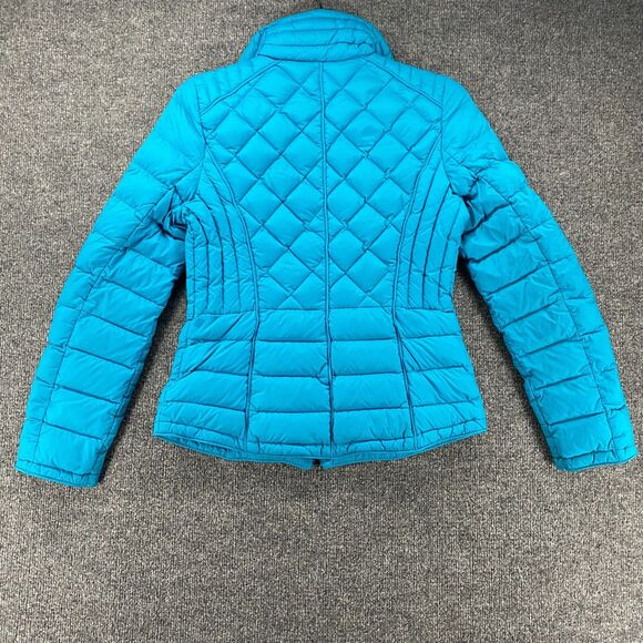 Michael Kors Jacket Womens S Blue Puffer Full Zip Light Down Outdoor Packable - Picture 4 of 9